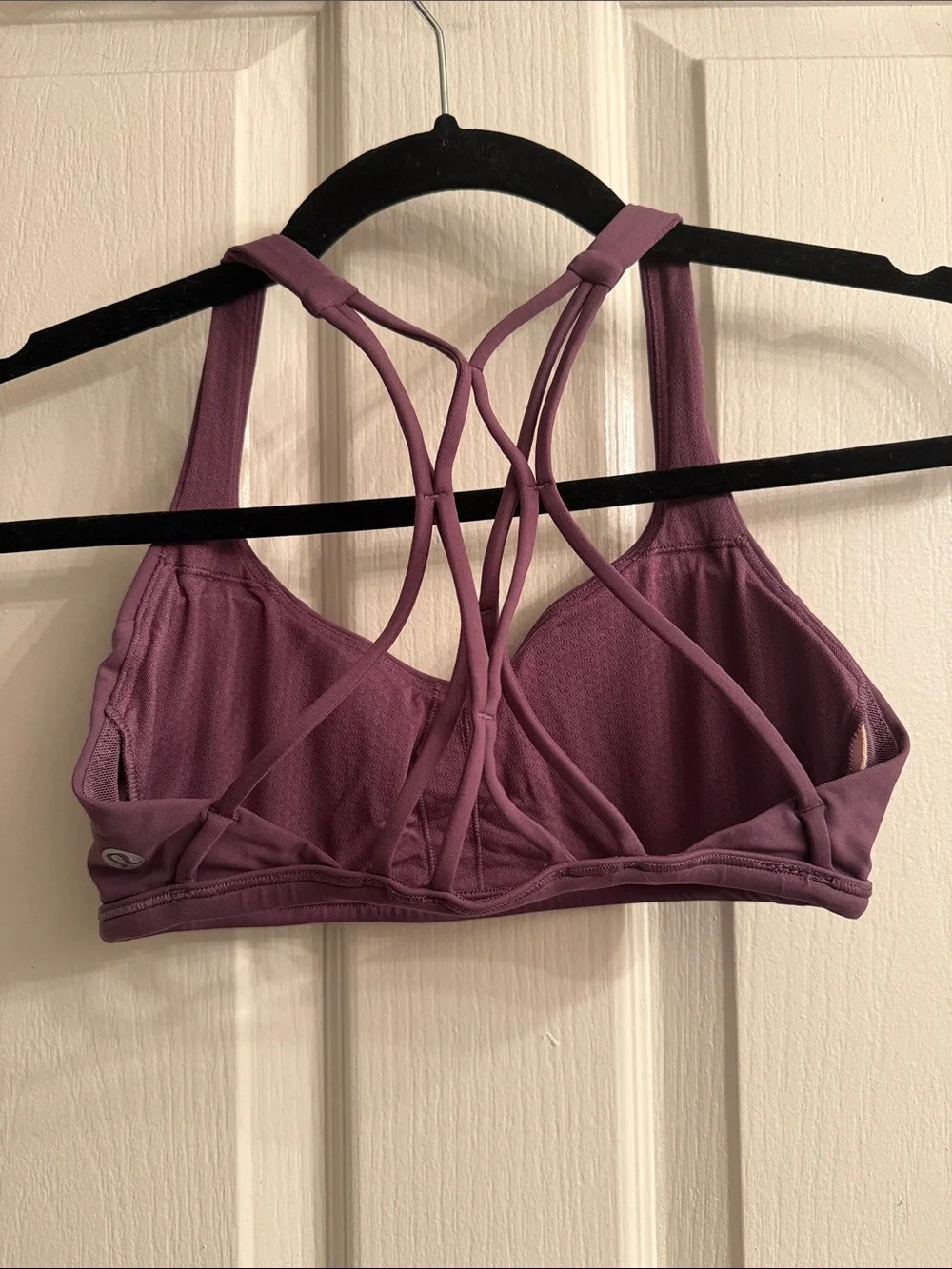 Lululemon Strappy Back Sports Bra - Mauve Purple